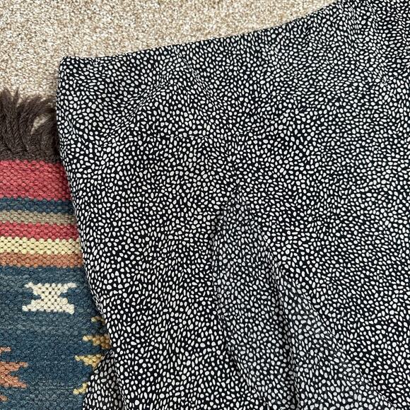 Jones New York Vintage Y2K Silk Asymmetrical Ruffled Midi Skirt Size 8 - Picture 4 of 4